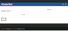 Tablet Screenshot of khabrilalnews.com